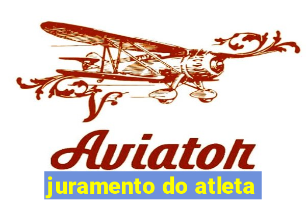 juramento do atleta